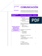 Cronograma 14 - Comunicación I