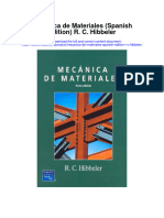Mecanica de Materiales Spanish Edition R C Hibbeler Full Chapter