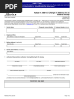 Alberta Corporate Consent Form AT4930 | PDF | Taxpayer | Taxes