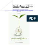 The Germ of Justice Essays in General Jurisprudence Leslie Green Full Chapter