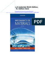 Download Mechanics Of Materials Ninth Edition Si Edition Gere full chapter