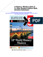 Ap World History Modern 2022 5 Steps To A 5 Elite Student Edition Beth Bartolini Salimbeni Full Chapter