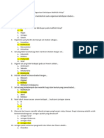 Soal Quizz Kelas 7 Materi Kehidupan Organisme