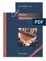 Derecho Administrativo - Roldan Xopa Jose - Tju Oxford - 1