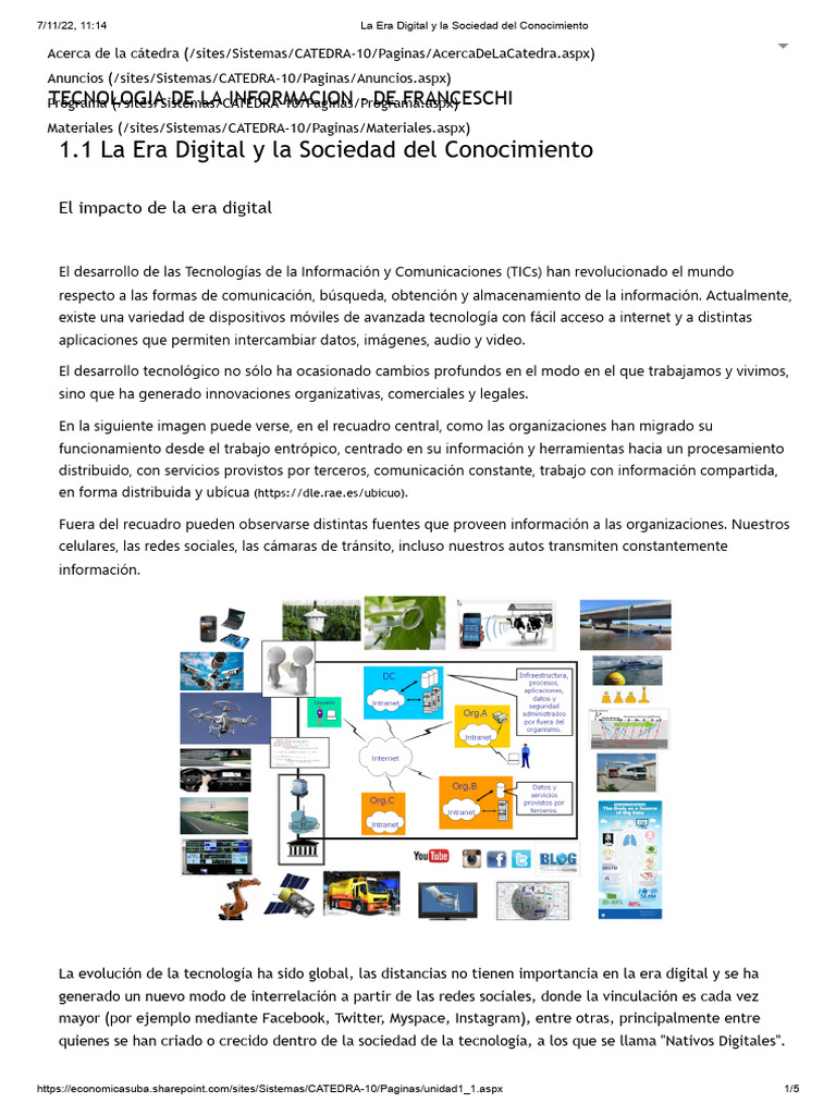 Impacto de la Era Digital en la Sociedad | PDF | Tecnología de ...