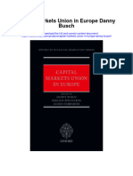 Download Capital Markets Union In Europe Danny Busch full chapter