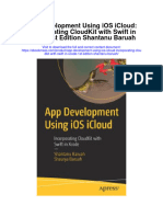 App Development Using Ios Icloud Incorporating Cloudkit With Swift in Xcode 1St Edition Shantanu Baruah Full Chapter