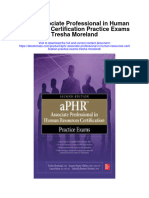 Download Aphr Associate Professional In Human Resources Certification Practice Exams Tresha Moreland full chapter