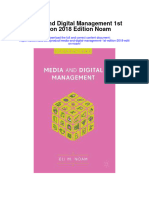 Media and Digital Management 1St Edition 2018 Edition Noam Full Chapter