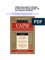 Download Capm Certified Associate In Project Management All In One Exam Guide 1St Edition James Lee Haner full chapter