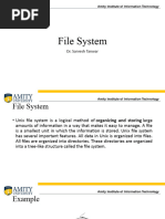 File System in Unix