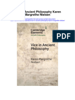 Vice in Ancient Philosophy Karen Margrethe Nielsen All Chapter