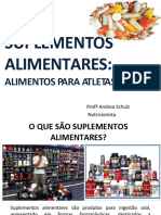 Aula 9 - NAF - Suplementos Alimentares - Alunos