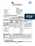 SESION DE APRENDIZAJE - Ñawinchasun llullu kawsay malliykuymanta