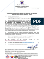 Region Memorandum KMT 2023 001 GUIDELINES ON THE USE OF BAGONG PILIPINAS LOGO AND MATATAG BRANDING IN DEPED SOCCSKSARGEN REGION