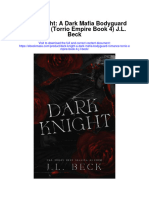 Dark Knight A Dark Mafia Bodyguard Romance Torrio Empire Book 4 J L Beck Full Chapter
