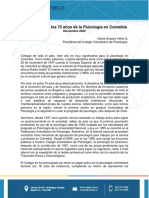 2022 11 26 Comunicado de Prensa Celebracion de Los 75 Anos de La Psicologia en Colombia