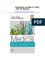 Medical Biochemistry 6E Sep 21 2022 John W Baynes Full Chapter