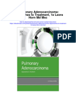 Download Pulmonary Adenocarcinoma Approaches To Treatment 1E Leora Horn Md Msc all chapter
