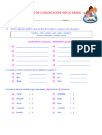 Reforzamiento de Comunicacion 6°