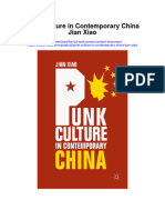 Punk Culture in Contemporary China Jian Xiao All Chapter