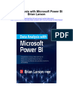 Download Data Analysis With Microsoft Power Bi Brian Larson full chapter