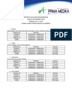 Rekapitulasi Data Pemeriksaan - Klinik Utama Prima Medika - Minggu Ke-3, Sept 2023