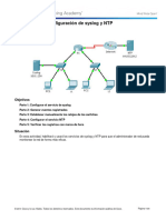 8.1.2.5 Packet Tracer - Configuring Syslog and NTP Instructions