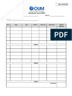 Attendance Sheet