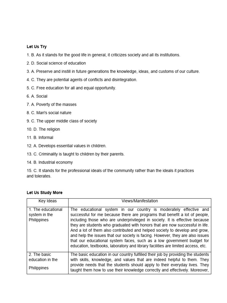 UCSP Q2_M3 (ANSWER) | PDF | Knowledge | Cognition