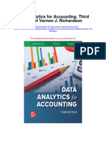 Download Data Analytics For Accounting Third Edition Vernon J Richardson full chapter
