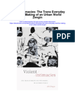 Violent Intimacies The Trans Everyday and The Making of An Urban World Zengin All Chapter