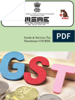 Goods & Services Tax Practitioner COURSE