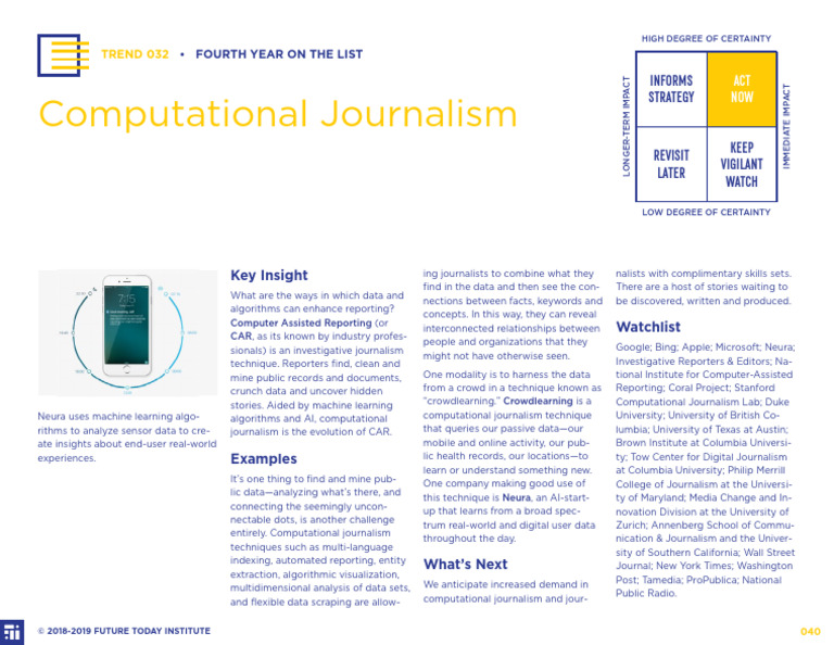 Computational Journalism Insights | PDF | Data | Machine Learning