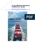 Cargo Work For Maritime Operations 9Th Edition D J House Full Chapter