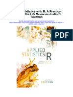 Applied Statistics With R A Practical Guide For The Life Sciences Justin C Touchon Full Chapter