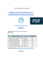 Pa2 - Grupo4 - Diseño de Programas de Intervención Psicológica