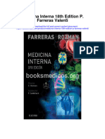 Medicina Interna 18Th Edition P Farreras Valenti Full Chapter