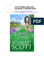 Viscount of Villainy Sins and Scoundrels Book 7 Scarlett Scott All Chapter