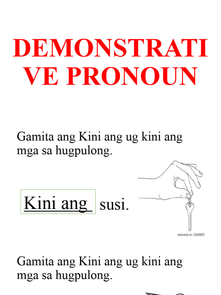 Demonstrative Pronoun Pdf