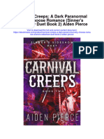 Download Carnival Creeps A Dark Paranormal Why Choose Romance Sinners Sideshow Duet Book 2 Aiden Pierce full chapter