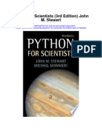 Python For Scientists 3Rd Edition John M Stewart All Chapter