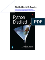 Download Python Distilled David M Beazley all chapter
