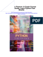 Python For Finance A Crash Course Modern Guide Learn Python Fast Bisette All Chapter