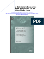 Download Vision And Calculation Economics From Chinas Perspective 1St Ed Edition Sheng Hong all chapter