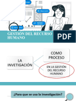 La Investigación en La Gestión Del Recurso Humano