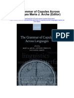 Download The Grammar Of Copulas Across Languages Maria J Arche Editor full chapter