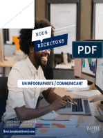 Recrutement Infographiste