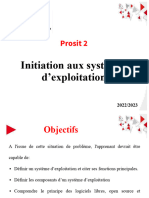 Prosit 2: Initiation Aux Systèmes D'exploitation