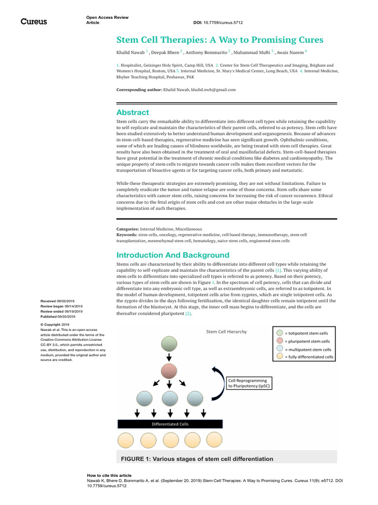 rddrf0 | PDF | Cell Potency | Stem Cell